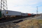 UPS Freight Trailer on Spine Car